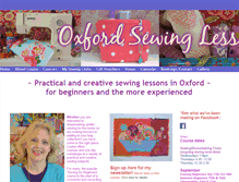 Tablet Screenshot of oxfordsewinglessons.com